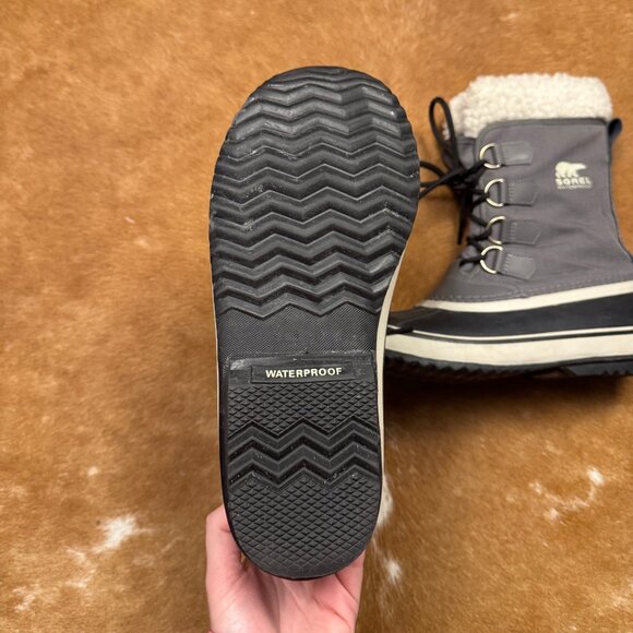 Sorel Waterproof Winter Snow Boots Women’s Size 9 Faux Fur Lined (Like New) - Picture 5 of 9